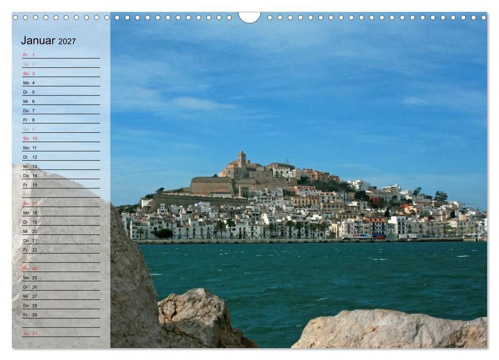 Weitere Ansicht: Zauberhaftes Ibiza - Terminplaner (Wandkalender 2027 DIN A3 quer), CALVENDO Monatskalender | Antje Lindert-Rottke, Calvendo