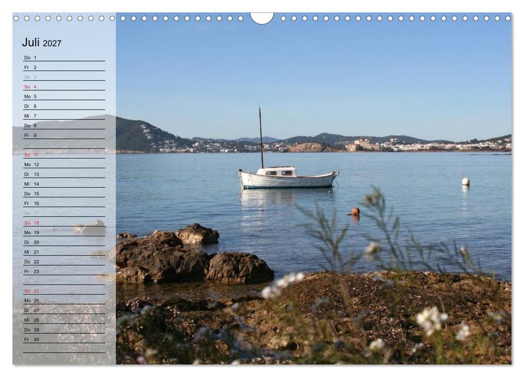 Weitere Ansicht: Zauberhaftes Ibiza - Terminplaner (Wandkalender 2027 DIN A3 quer), CALVENDO Monatskalender | Antje Lindert-Rottke, Calvendo