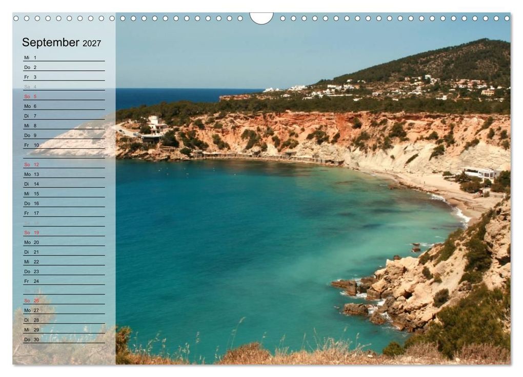 Weitere Ansicht: Zauberhaftes Ibiza - Terminplaner (Wandkalender 2027 DIN A3 quer), CALVENDO Monatskalender | Antje Lindert-Rottke, Calvendo