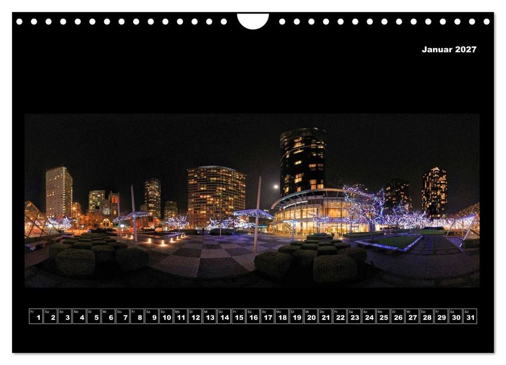 Weitere Ansicht: Vancouver / Kanada in faszinierender 360° Panorama-Photographie (Wandkalender 2027 DIN A4 quer), CALVENDO Monatskalender | Copyright by AmosArtwork, Armin Portele, Calvendo