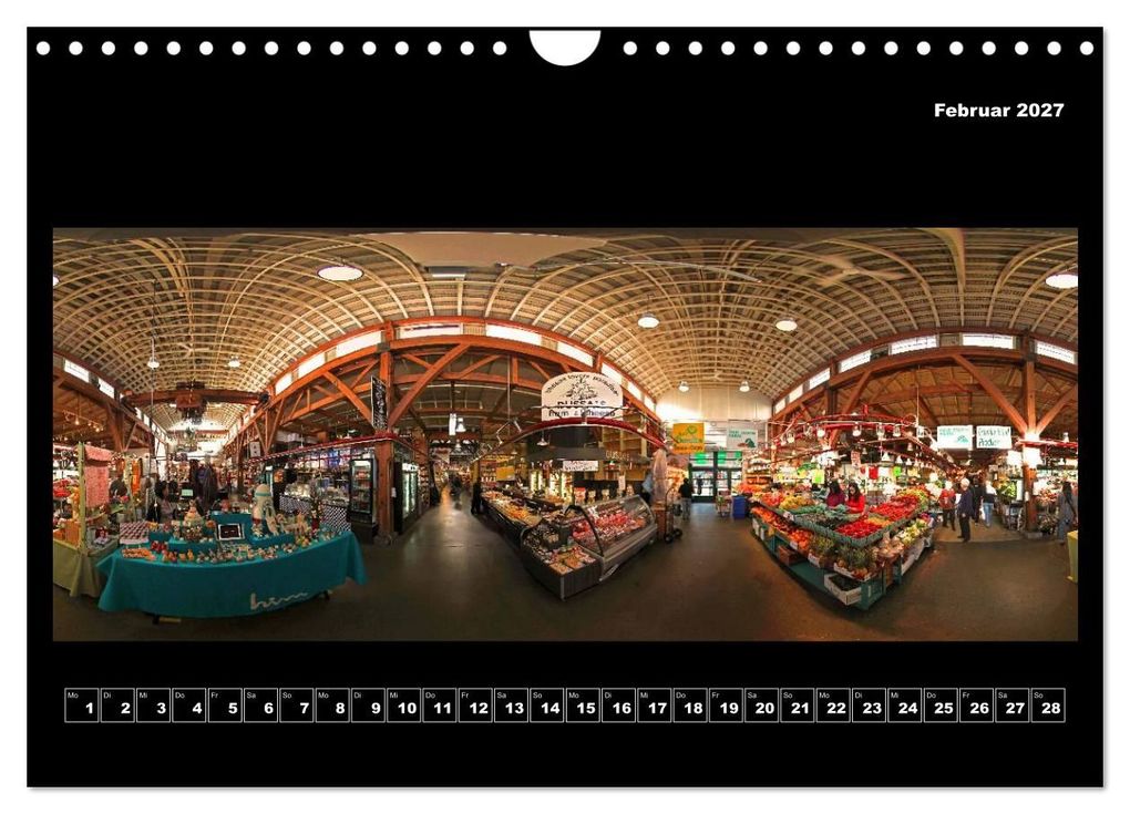 Weitere Ansicht: Vancouver / Kanada in faszinierender 360° Panorama-Photographie (Wandkalender 2027 DIN A4 quer), CALVENDO Monatskalender | Copyright by AmosArtwork, Armin Portele, Calvendo