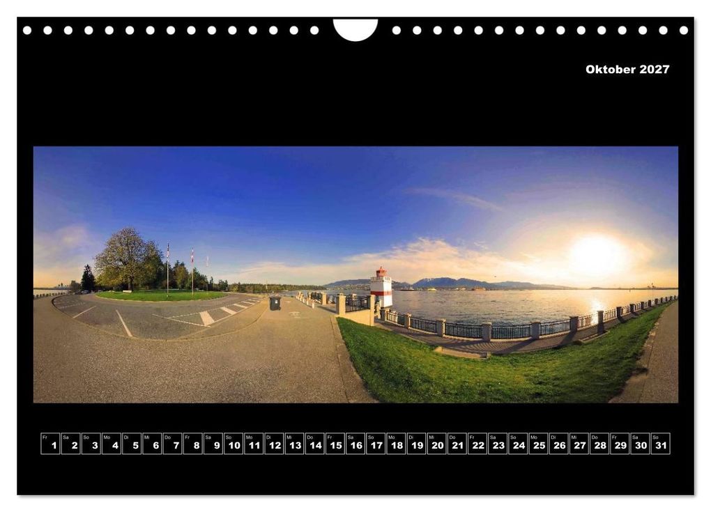 Weitere Ansicht: Vancouver / Kanada in faszinierender 360° Panorama-Photographie (Wandkalender 2027 DIN A4 quer), CALVENDO Monatskalender | Copyright by AmosArtwork, Armin Portele, Calvendo