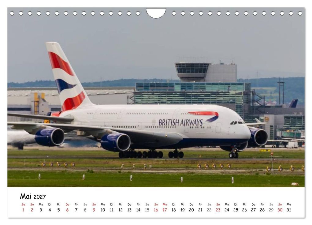 Weitere Ansicht: Airliners in Frankfurt (Wandkalender 2027 DIN A4 quer), CALVENDO Monatskalender | Marcel Wenk, Calvendo