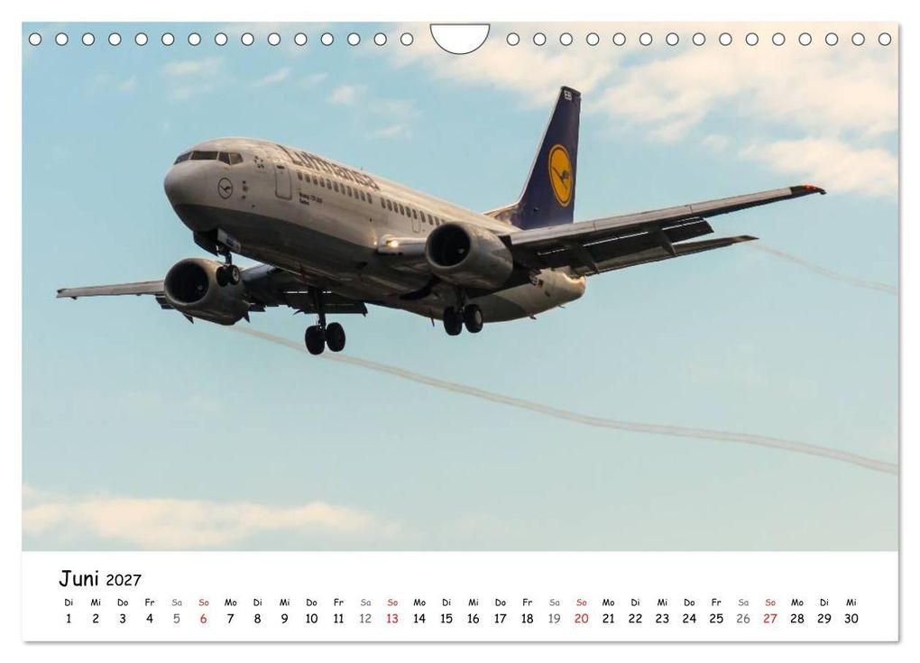 Weitere Ansicht: Airliners in Frankfurt (Wandkalender 2027 DIN A4 quer), CALVENDO Monatskalender | Marcel Wenk, Calvendo