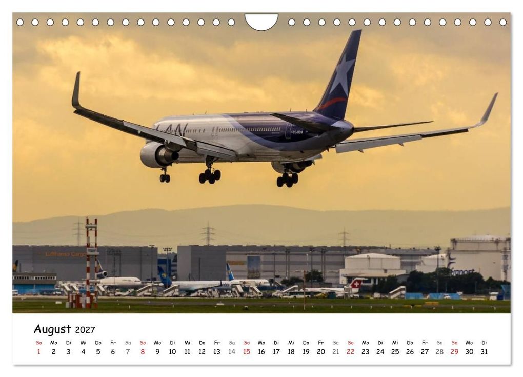 Weitere Ansicht: Airliners in Frankfurt (Wandkalender 2027 DIN A4 quer), CALVENDO Monatskalender | Marcel Wenk, Calvendo