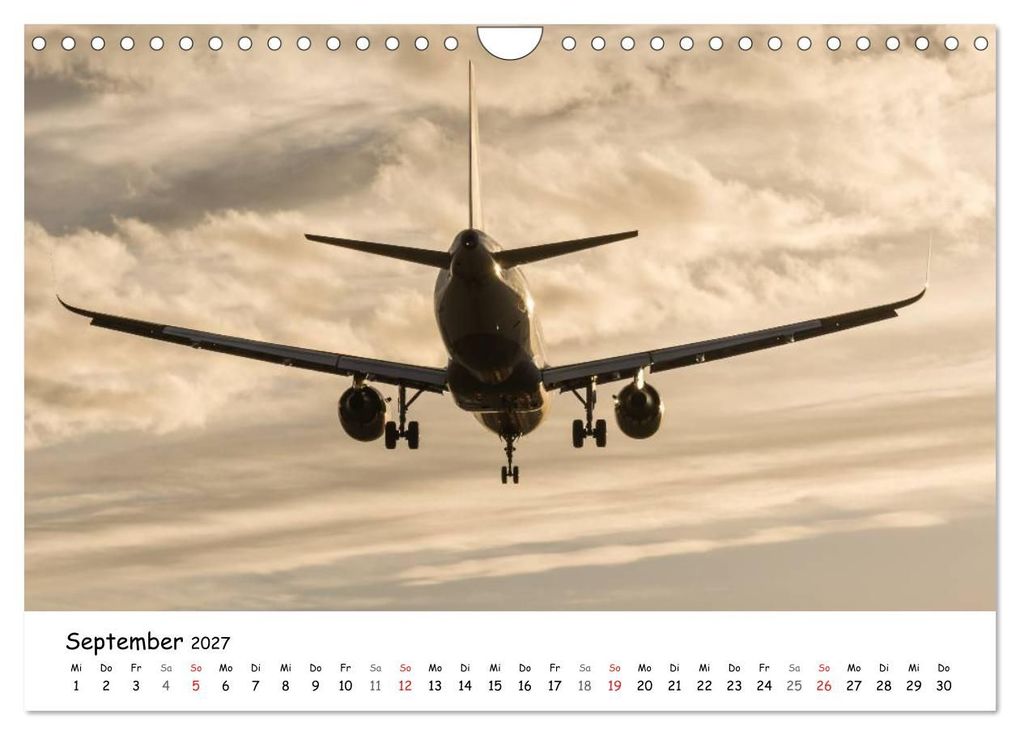 Weitere Ansicht: Airliners in Frankfurt (Wandkalender 2027 DIN A4 quer), CALVENDO Monatskalender | Marcel Wenk, Calvendo