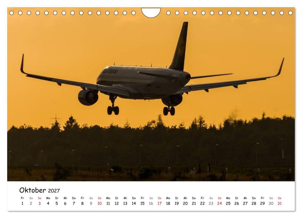 Weitere Ansicht: Airliners in Frankfurt (Wandkalender 2027 DIN A4 quer), CALVENDO Monatskalender | Marcel Wenk, Calvendo