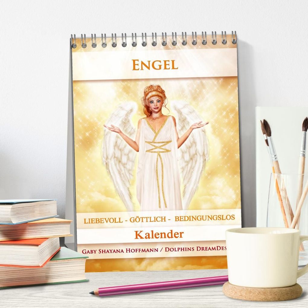 Weitere Ansicht: Engel - Kalender (Tischkalender 2027 DIN A5 hoch), CALVENDO Monatskalender | Gaby Shayana Hoffmann, Calvendo