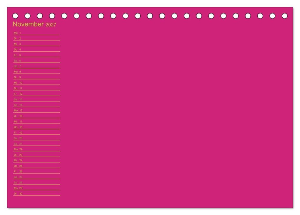 Weitere Ansicht: Bastel-Geburtstagskalender pink / Geburtstagskalender (Tischkalender 2027 DIN A5 quer), CALVENDO Monatskalender | Kreativ ist gut, Calvendo