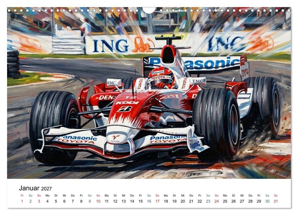 Weitere Ansicht: Deutsche in der Formel 1 (Wandkalender 2027 DIN A3 quer), CALVENDO Monatskalender | Jean-Louis Glineur, Calvendo