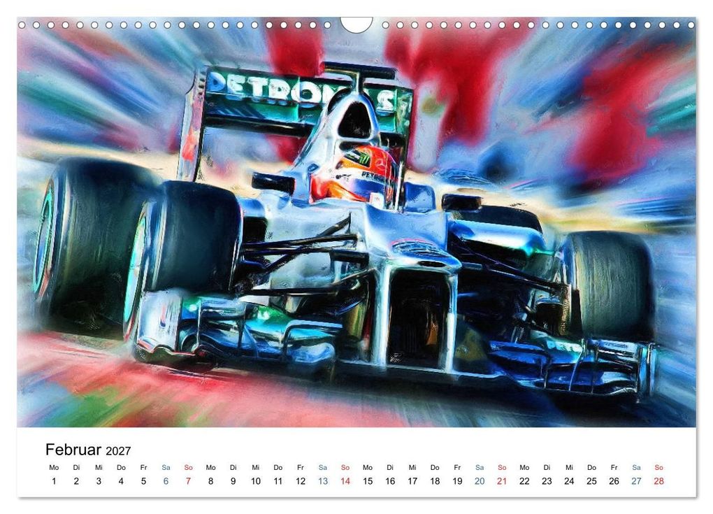 Weitere Ansicht: Deutsche in der Formel 1 (Wandkalender 2027 DIN A3 quer), CALVENDO Monatskalender | Jean-Louis Glineur, Calvendo