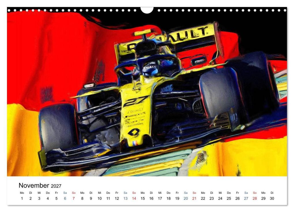 Weitere Ansicht: Deutsche in der Formel 1 (Wandkalender 2027 DIN A3 quer), CALVENDO Monatskalender | Jean-Louis Glineur, Calvendo