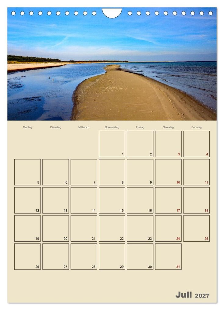 Weitere Ansicht: Ostseebad Prerow - Ein Darßer Moment - Terminplaner (Wandkalender 2027 DIN A4 hoch), CALVENDO Monatskalender | Lisa Xilef, Calvendo