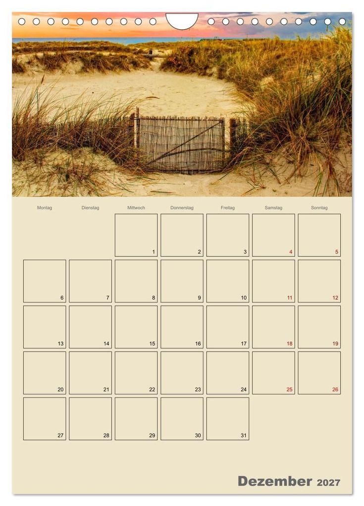 Weitere Ansicht: Ostseebad Prerow - Ein Darßer Moment - Terminplaner (Wandkalender 2027 DIN A4 hoch), CALVENDO Monatskalender | Lisa Xilef, Calvendo