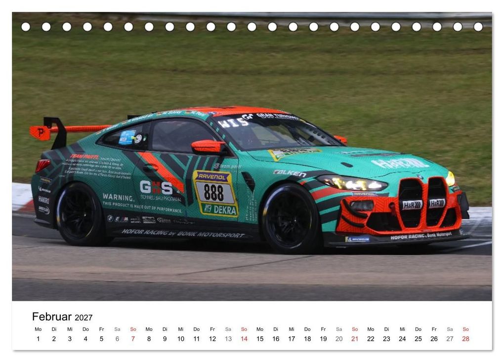 Weitere Ansicht: Bayerische Motoren Werke im Motorsport (Tischkalender 2027 DIN A5 quer), CALVENDO Monatskalender | Thomas Morper, Calvendo