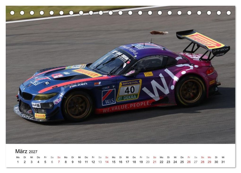 Weitere Ansicht: Bayerische Motoren Werke im Motorsport (Tischkalender 2027 DIN A5 quer), CALVENDO Monatskalender | Thomas Morper, Calvendo