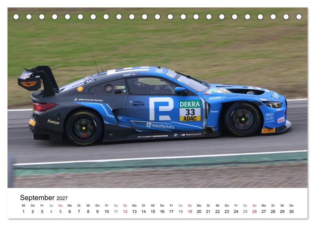 Weitere Ansicht: Bayerische Motoren Werke im Motorsport (Tischkalender 2027 DIN A5 quer), CALVENDO Monatskalender | Thomas Morper, Calvendo