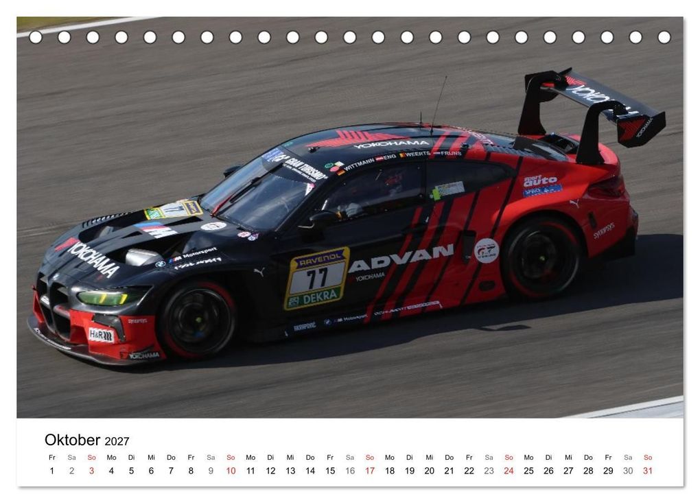 Weitere Ansicht: Bayerische Motoren Werke im Motorsport (Tischkalender 2027 DIN A5 quer), CALVENDO Monatskalender | Thomas Morper, Calvendo