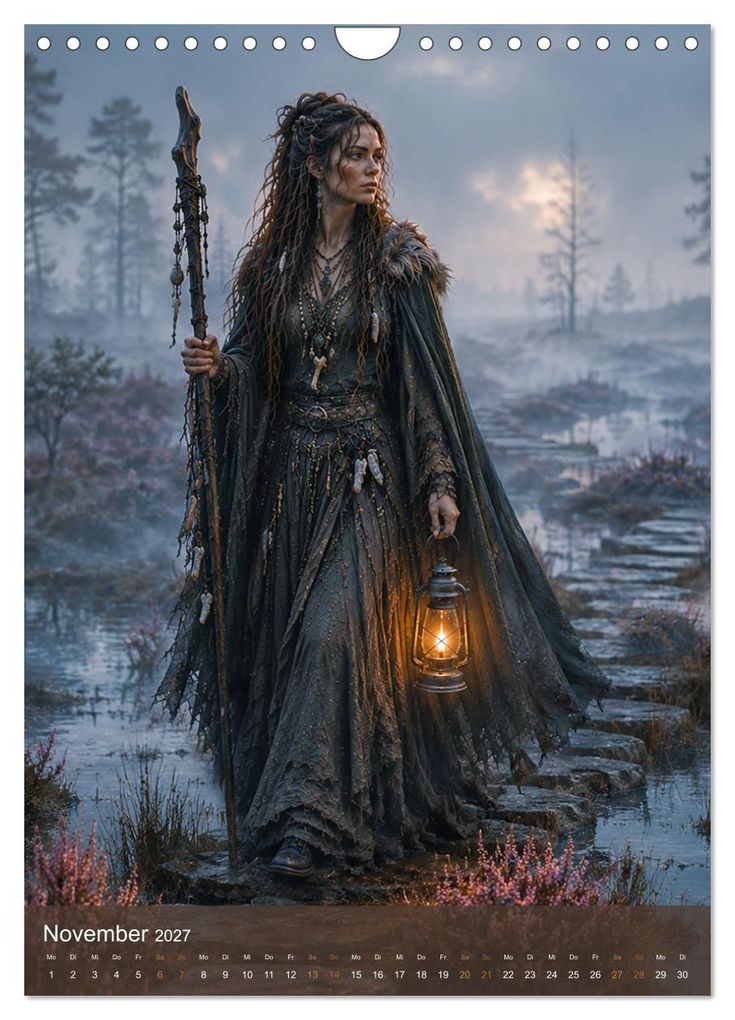 Weitere Ansicht: Hexenpfade (Wandkalender 2027 DIN A4 hoch), CALVENDO Monatskalender | NytheraArt, Calvendo