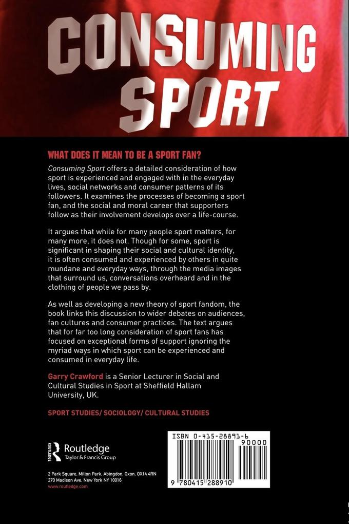 Weitere Ansicht: Consuming Sport | Garry Crawford