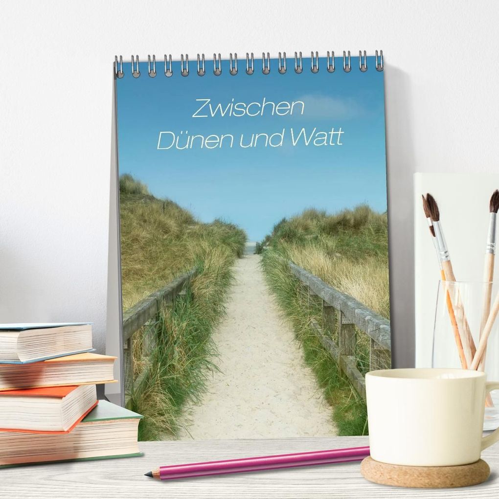Weitere Ansicht: Zwischen Dünen und Watt / Geburtstagskalender (Tischkalender 2027 DIN A5 hoch), CALVENDO Monatskalender | Kathleen Bergmann, Calvendo