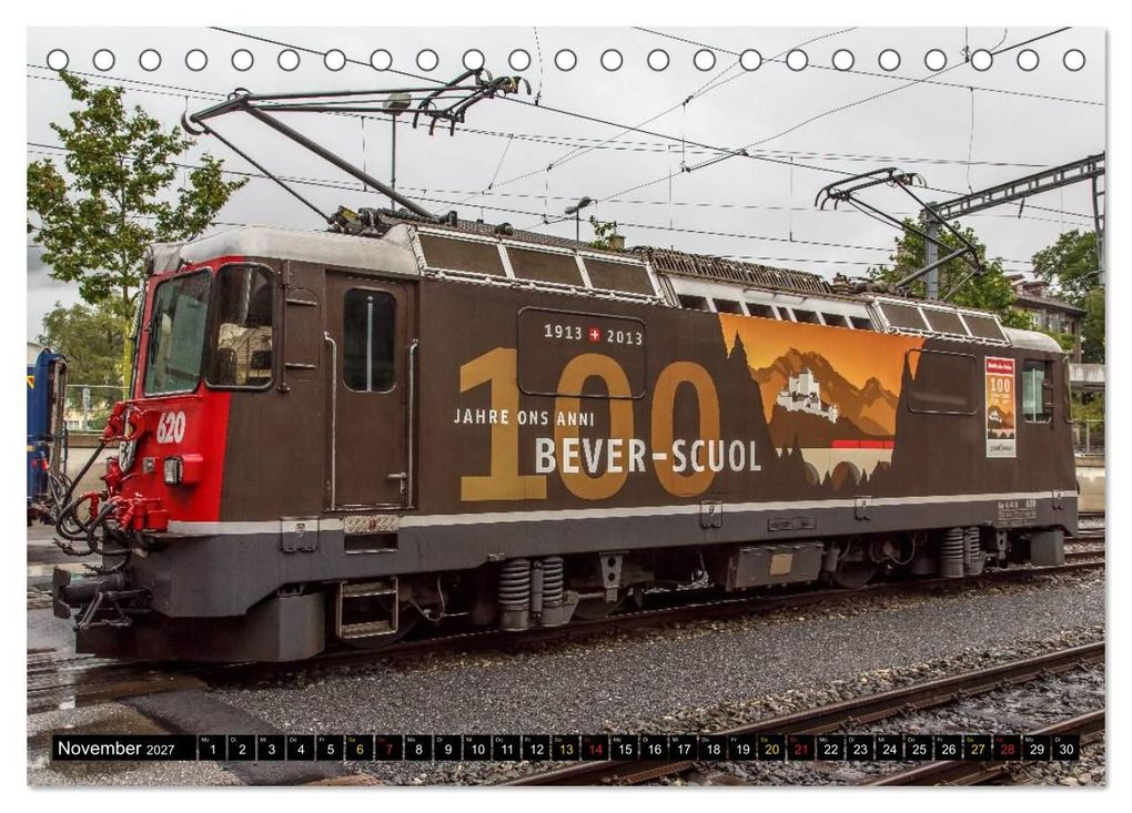 Weitere Ansicht: Rhätische Bahn 2027 (Tischkalender 2027 DIN A5 quer), CALVENDO Monatskalender | Stefan Schulthess, Calvendo