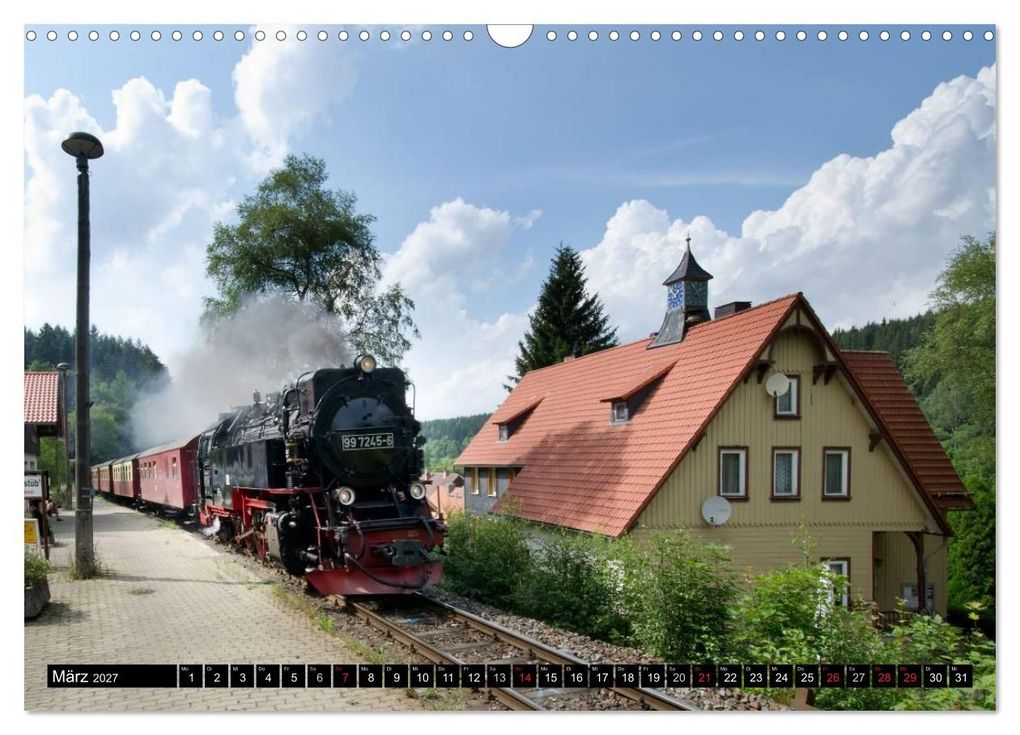 Weitere Ansicht: Schmalspurbahnen in Sachsen Anhalt (Wandkalender 2027 DIN A3 quer), CALVENDO Monatskalender | Steffen Gierok, Calvendo