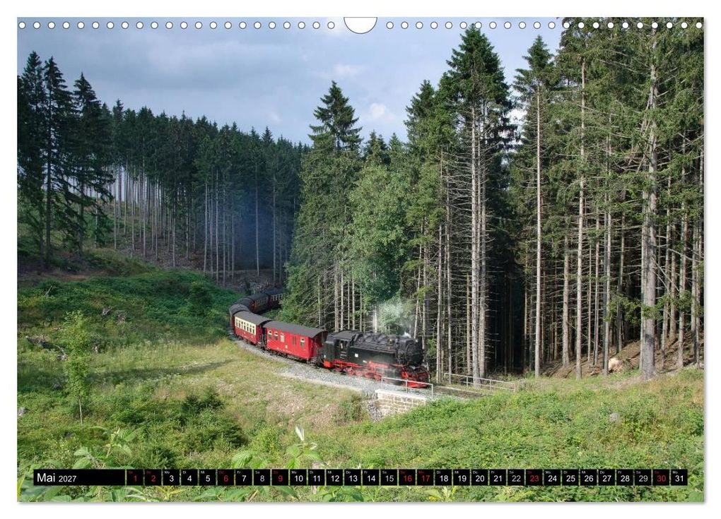 Weitere Ansicht: Schmalspurbahnen in Sachsen Anhalt (Wandkalender 2027 DIN A3 quer), CALVENDO Monatskalender | Steffen Gierok, Calvendo