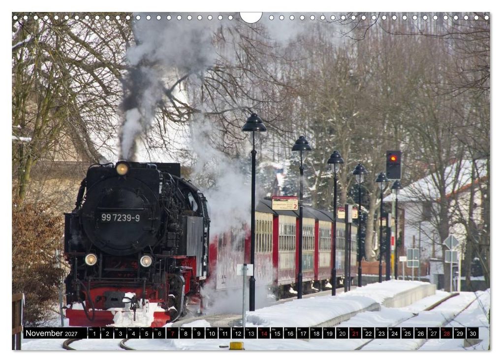 Weitere Ansicht: Schmalspurbahnen in Sachsen Anhalt (Wandkalender 2027 DIN A3 quer), CALVENDO Monatskalender | Steffen Gierok, Calvendo