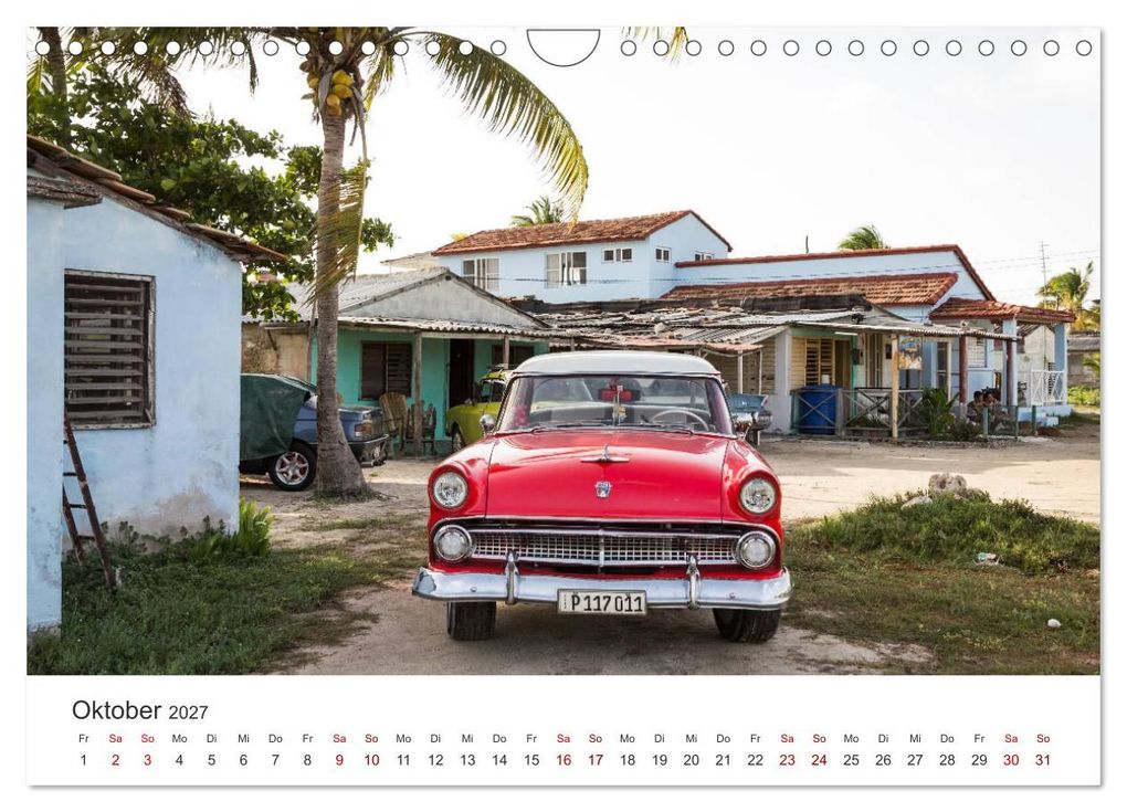 Weitere Ansicht: Postkarten aus Kuba (Wandkalender 2027 DIN A4 quer), CALVENDO Monatskalender | Jeanette Dobrindt, Calvendo