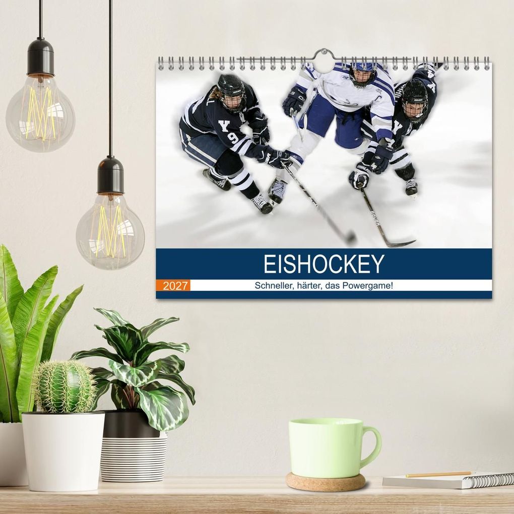 Weitere Ansicht: Eishockey! Schneller, härter, das Powergame! (Wandkalender 2027 DIN A4 quer), CALVENDO Monatskalender | Boris Robert, Calvendo