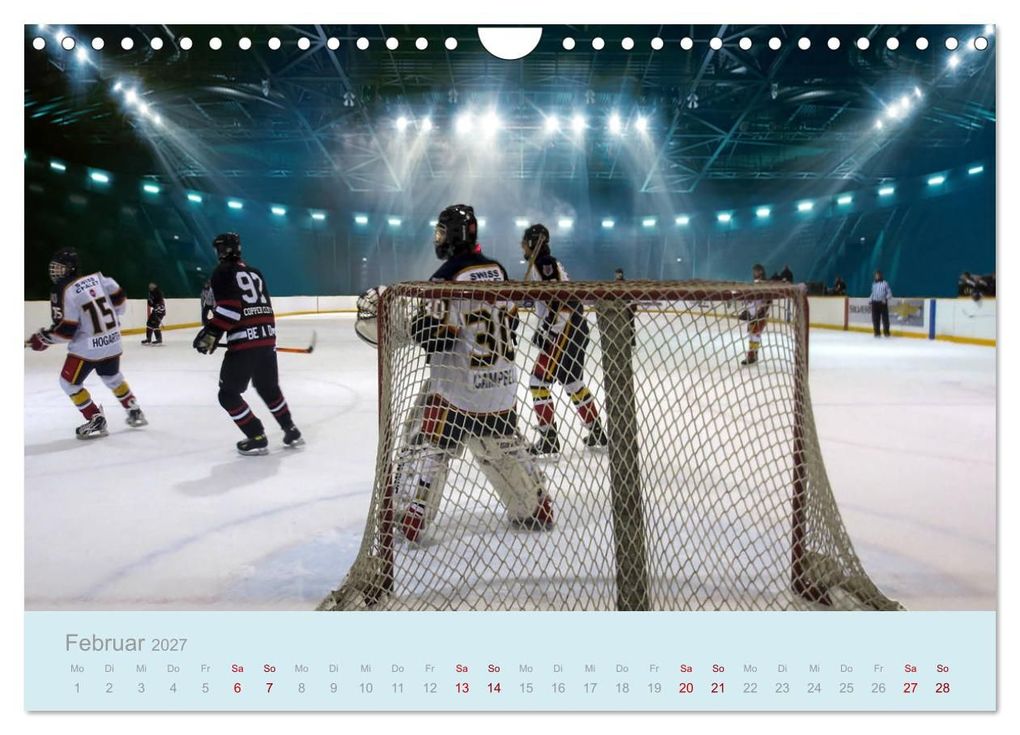 Weitere Ansicht: Eishockey! Schneller, härter, das Powergame! (Wandkalender 2027 DIN A4 quer), CALVENDO Monatskalender | Boris Robert, Calvendo