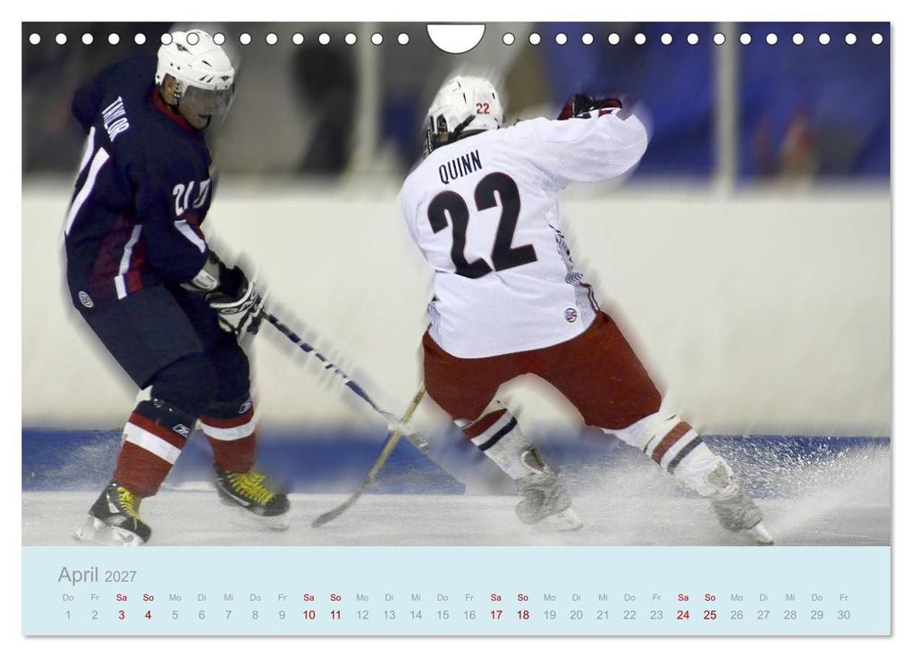 Weitere Ansicht: Eishockey! Schneller, härter, das Powergame! (Wandkalender 2027 DIN A4 quer), CALVENDO Monatskalender | Boris Robert, Calvendo
