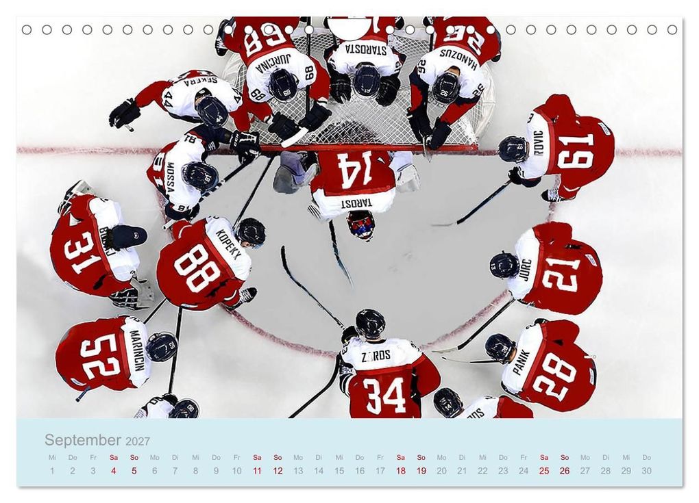 Weitere Ansicht: Eishockey! Schneller, härter, das Powergame! (Wandkalender 2027 DIN A4 quer), CALVENDO Monatskalender | Boris Robert, Calvendo