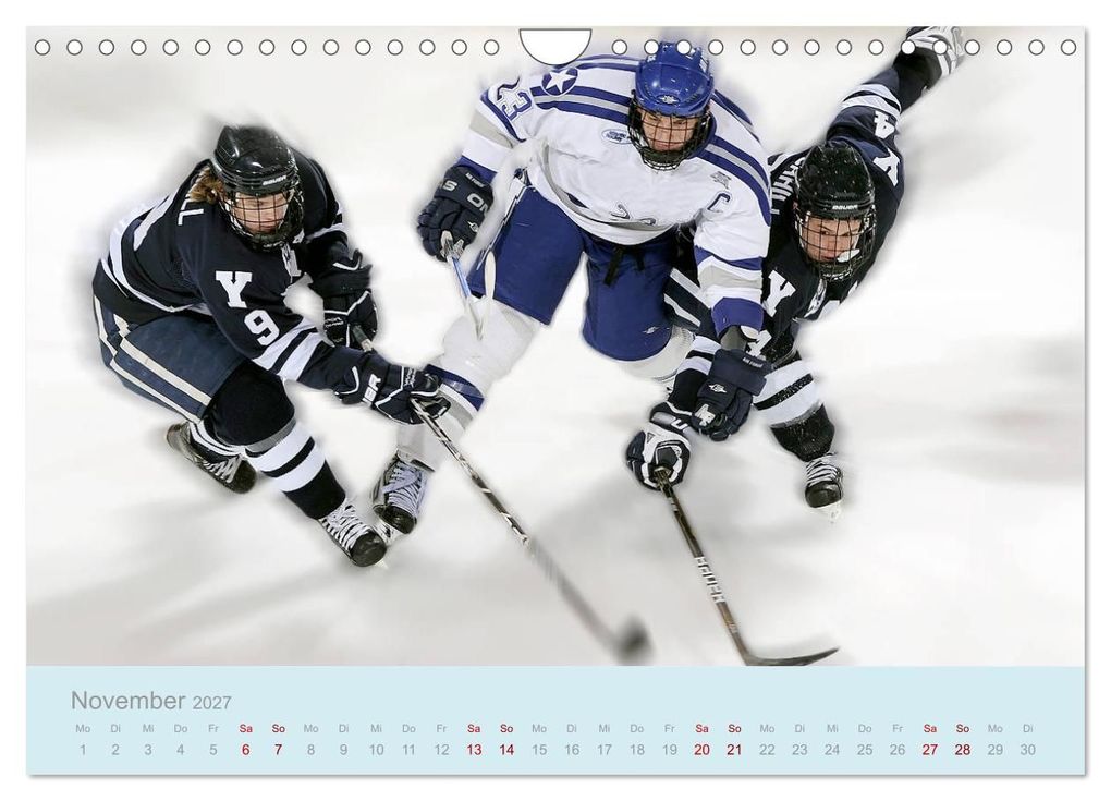 Weitere Ansicht: Eishockey! Schneller, härter, das Powergame! (Wandkalender 2027 DIN A4 quer), CALVENDO Monatskalender | Boris Robert, Calvendo