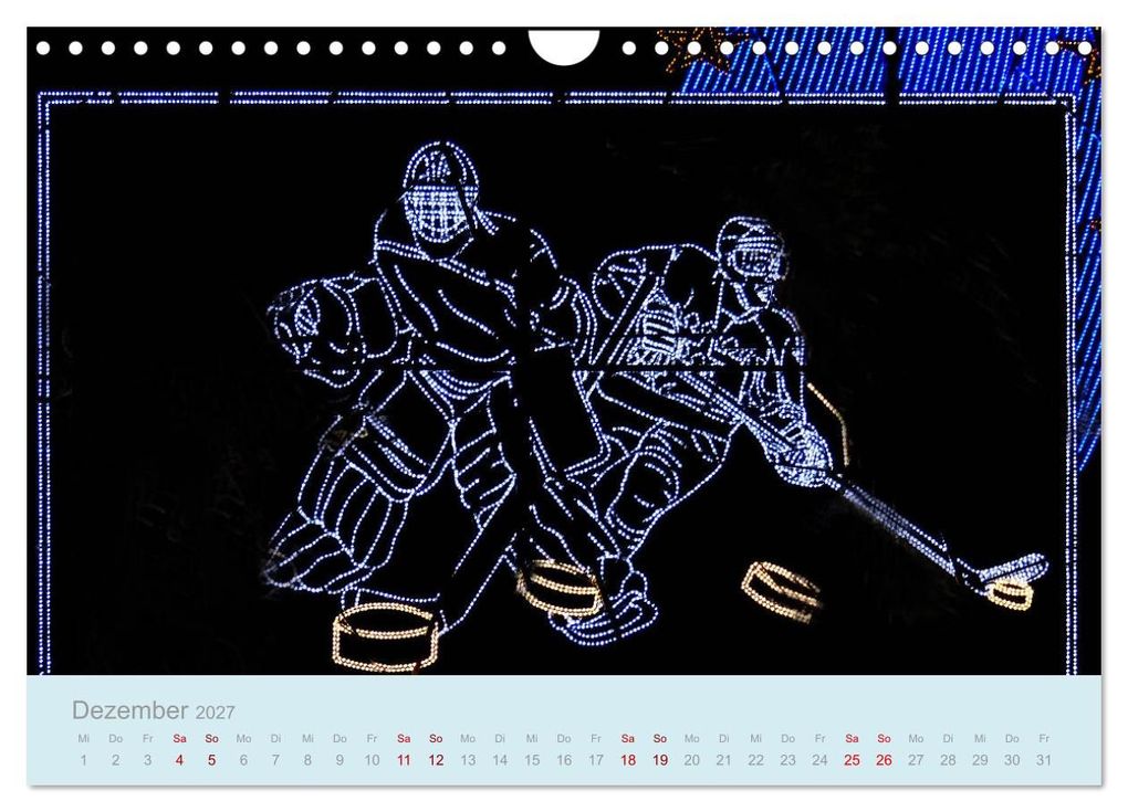 Weitere Ansicht: Eishockey! Schneller, härter, das Powergame! (Wandkalender 2027 DIN A4 quer), CALVENDO Monatskalender | Boris Robert, Calvendo