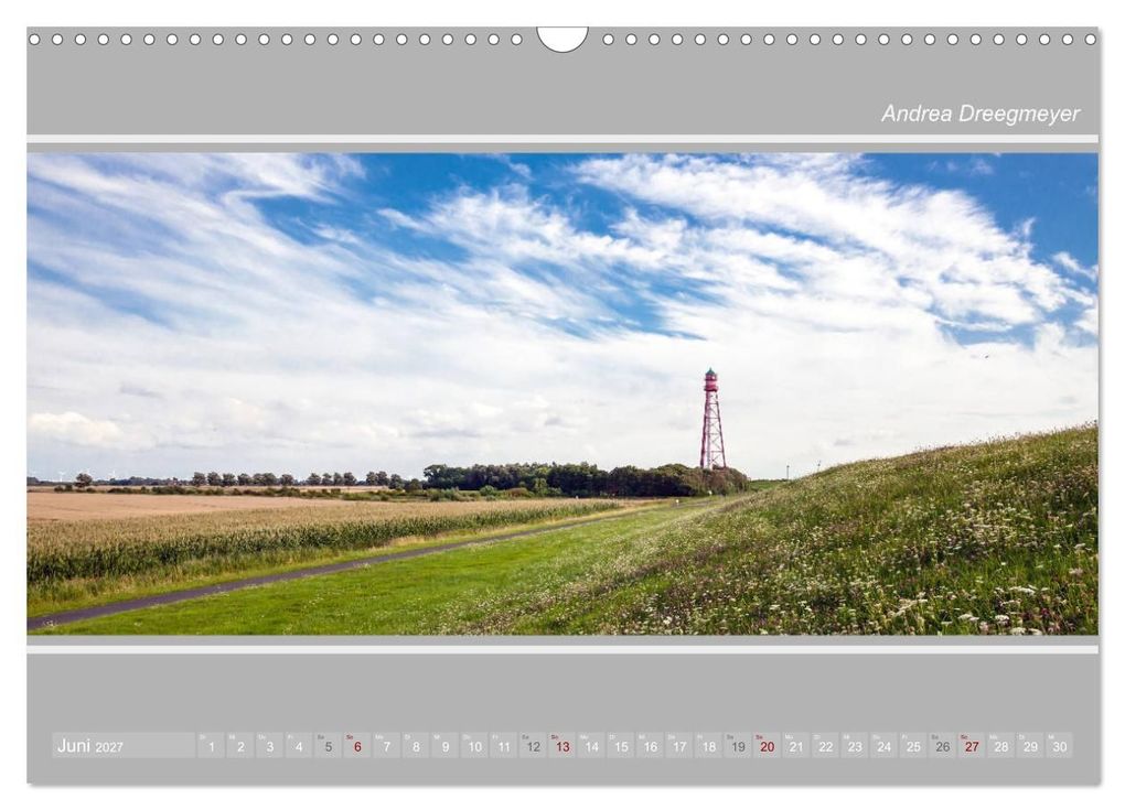 Weitere Ansicht: Krummhörn im Panorama-Format (Wandkalender 2027 DIN A3 quer), CALVENDO Monatskalender | Andrea Dreegmeyer, Calvendo