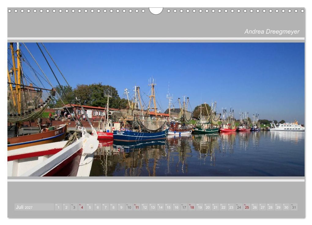 Weitere Ansicht: Krummhörn im Panorama-Format (Wandkalender 2027 DIN A3 quer), CALVENDO Monatskalender | Andrea Dreegmeyer, Calvendo
