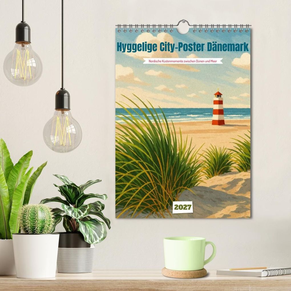 Weitere Ansicht: Hyggelige City-Poster Dänemark (Wandkalender 2027 DIN A4 hoch), CALVENDO Monatskalender | Sabine Wagner, Calvendo