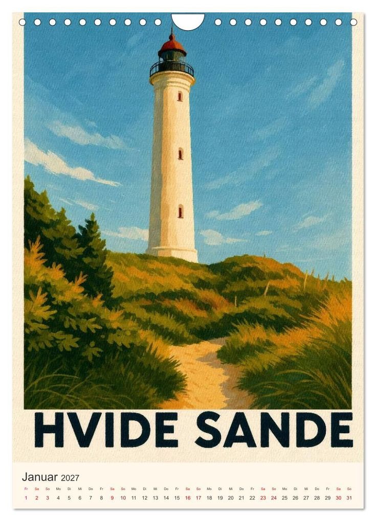 Weitere Ansicht: Hyggelige City-Poster Dänemark (Wandkalender 2027 DIN A4 hoch), CALVENDO Monatskalender | Sabine Wagner, Calvendo