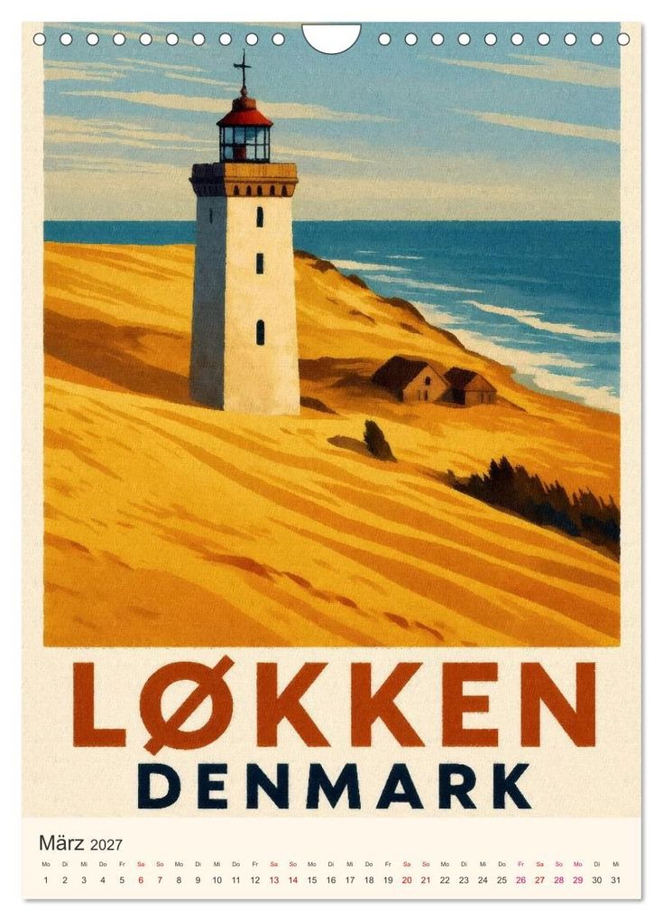 Weitere Ansicht: Hyggelige City-Poster Dänemark (Wandkalender 2027 DIN A4 hoch), CALVENDO Monatskalender | Sabine Wagner, Calvendo