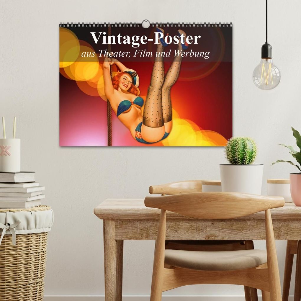 Weitere Ansicht: Vintage-Poster aus Theater, Film und Werbung (Wandkalender 2027 DIN A3 quer), CALVENDO Monatskalender | Elisabeth Stanzer, Calvendo