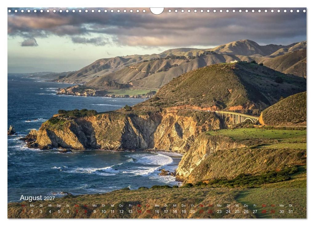 Weitere Ansicht: Traumstraße Kaliforniens - California Highway No.1 (Wandkalender 2027 DIN A3 quer), CALVENDO Monatskalender | Thomas Marufke, Calvendo