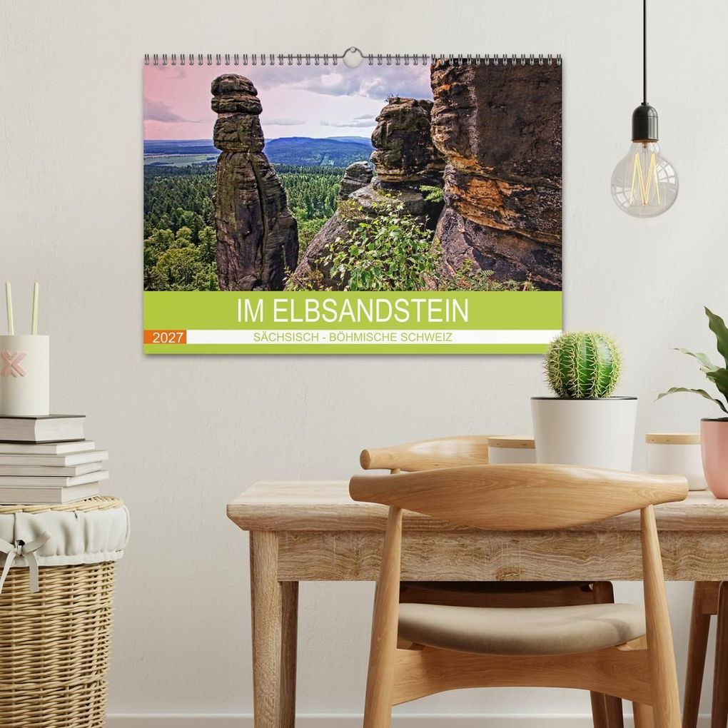 Weitere Ansicht: Im Elbsandstein - Sächsisch-böhmische Schweiz (Wandkalender 2027 DIN A3 quer), CALVENDO Monatskalender | Holger Felix, Calvendo