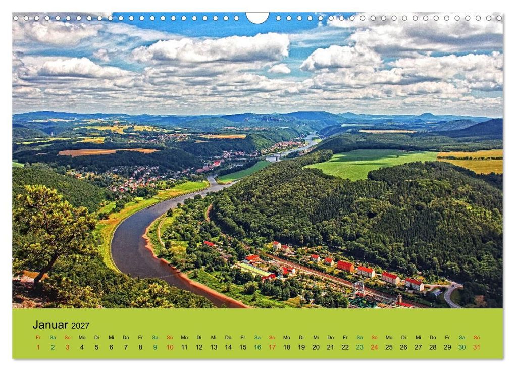 Weitere Ansicht: Im Elbsandstein - Sächsisch-böhmische Schweiz (Wandkalender 2027 DIN A3 quer), CALVENDO Monatskalender | Holger Felix, Calvendo