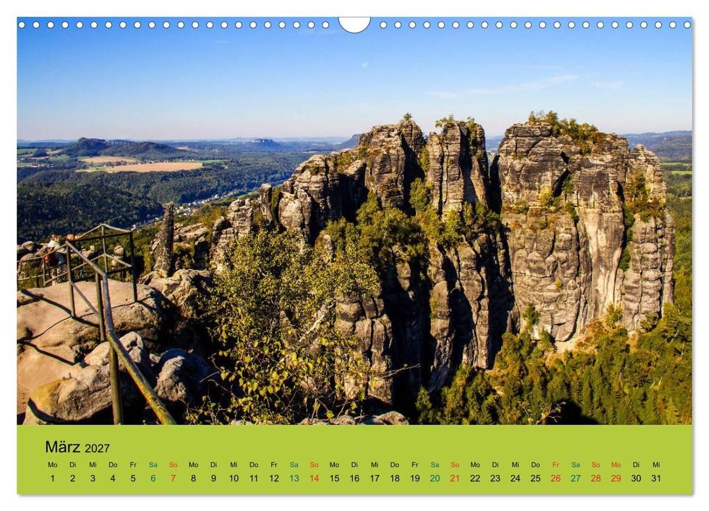 Weitere Ansicht: Im Elbsandstein - Sächsisch-böhmische Schweiz (Wandkalender 2027 DIN A3 quer), CALVENDO Monatskalender | Holger Felix, Calvendo