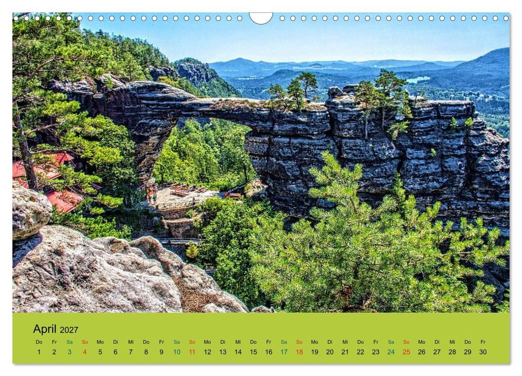 Weitere Ansicht: Im Elbsandstein - Sächsisch-böhmische Schweiz (Wandkalender 2027 DIN A3 quer), CALVENDO Monatskalender | Holger Felix, Calvendo