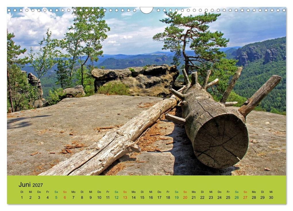 Weitere Ansicht: Im Elbsandstein - Sächsisch-böhmische Schweiz (Wandkalender 2027 DIN A3 quer), CALVENDO Monatskalender | Holger Felix, Calvendo
