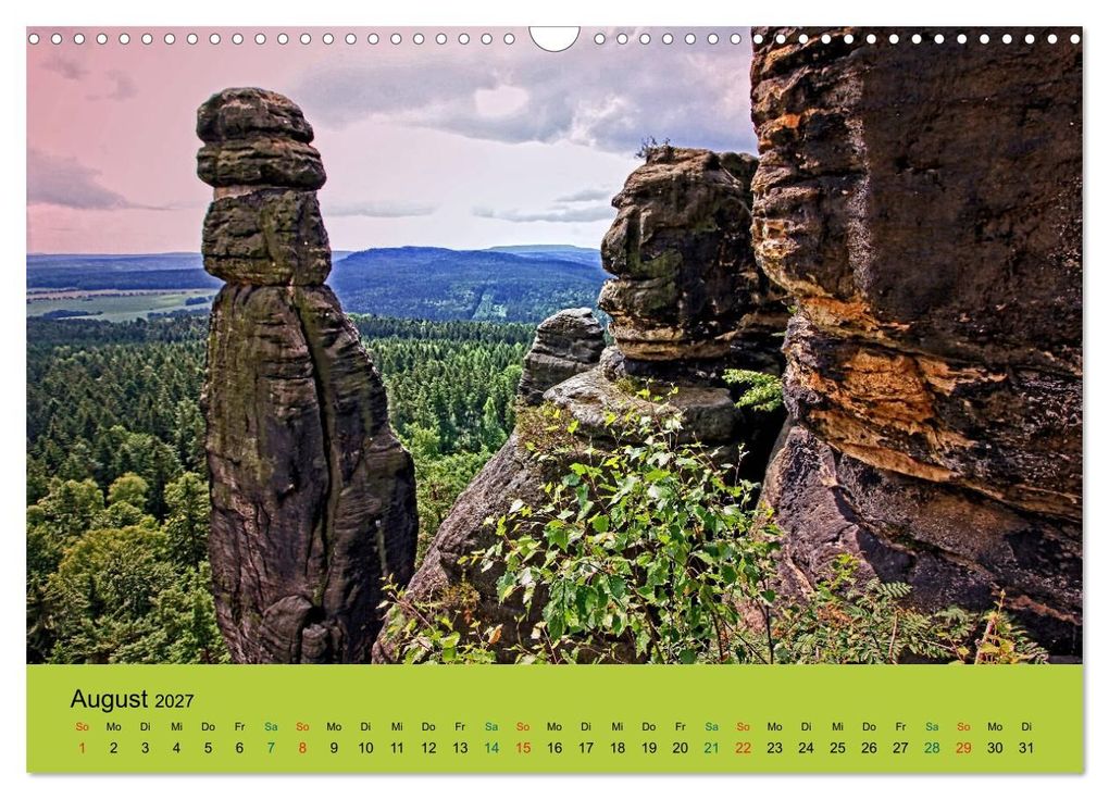 Weitere Ansicht: Im Elbsandstein - Sächsisch-böhmische Schweiz (Wandkalender 2027 DIN A3 quer), CALVENDO Monatskalender | Holger Felix, Calvendo