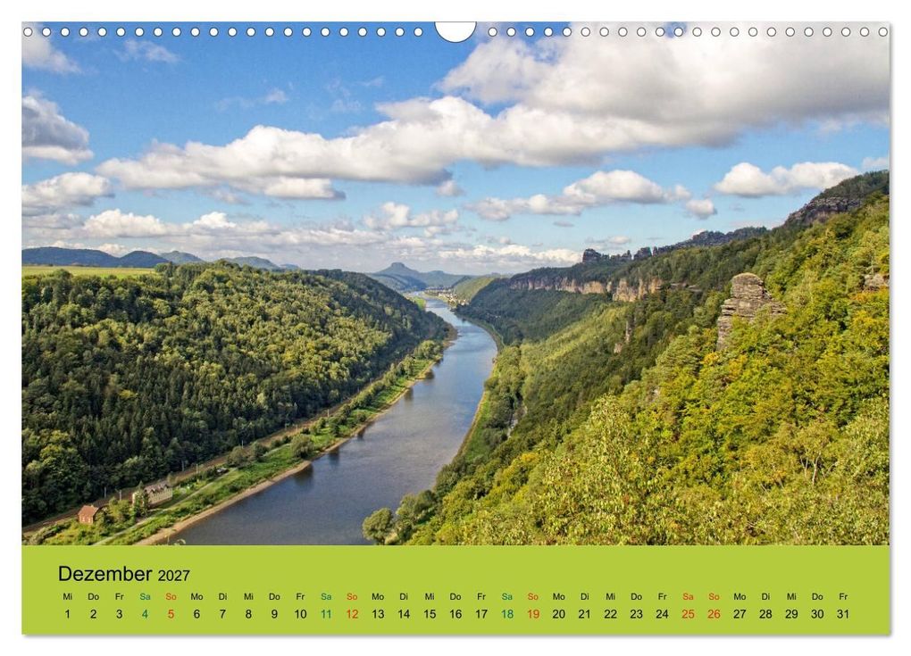 Weitere Ansicht: Im Elbsandstein - Sächsisch-böhmische Schweiz (Wandkalender 2027 DIN A3 quer), CALVENDO Monatskalender | Holger Felix, Calvendo